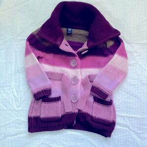 Baby girl buttonned sweater
